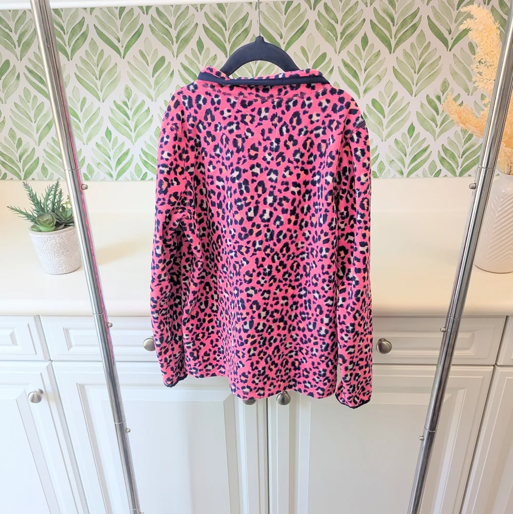 Oshkosh B'gosh Pink Fleece Quarter Zip Pullover Girl's 12